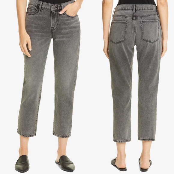 Frame Denim High Rise Gray Jeans - Picture 2 of 10